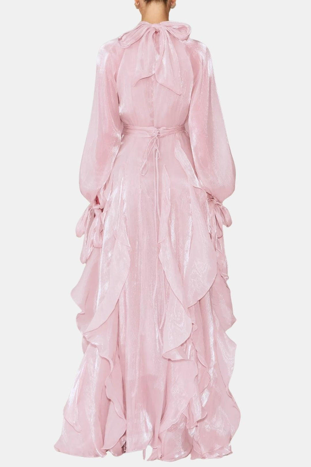Sloane | Women's Ruffle Long Sleeve Maxi Dress