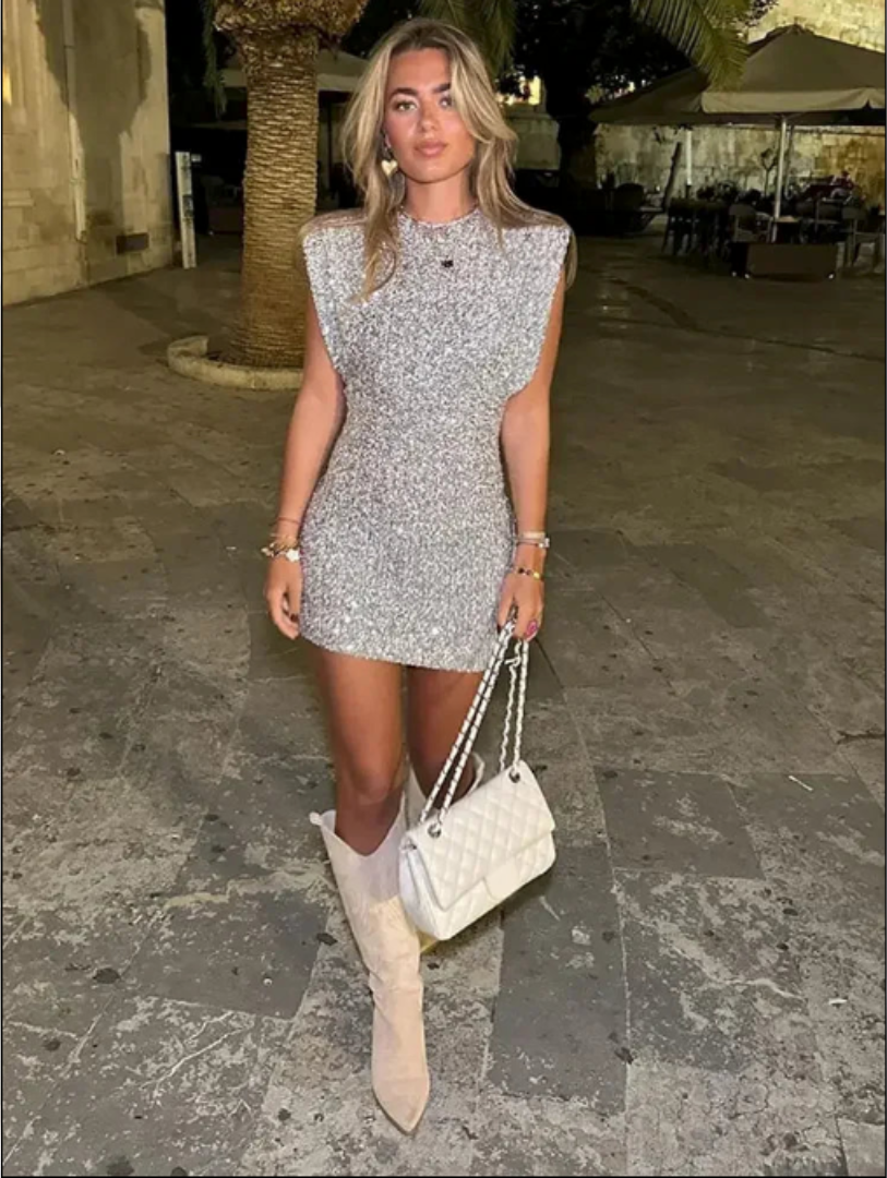 Theresa | Women's Sleeveless Bodycon Mini Dress