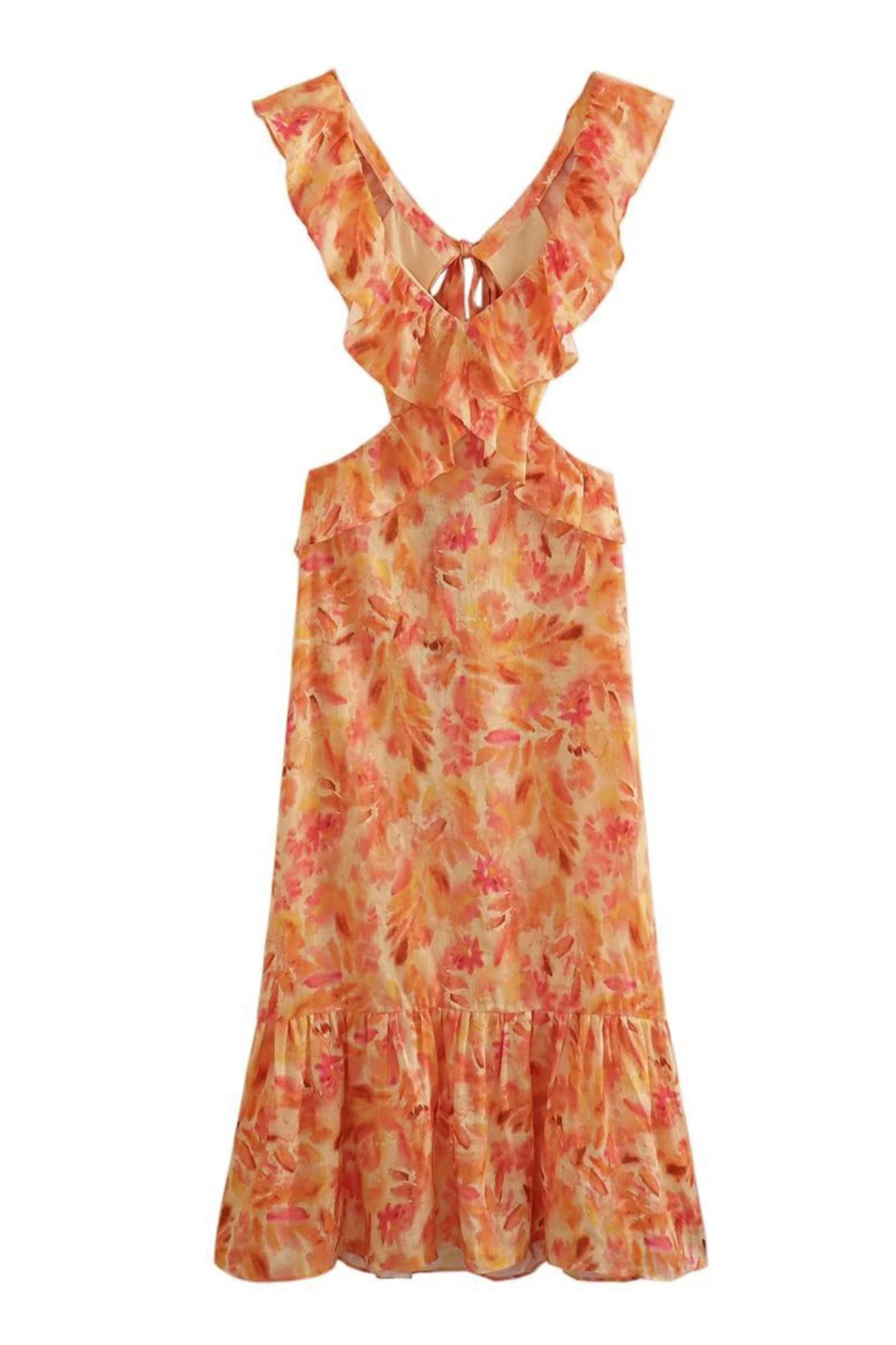 Tracy | Women's Sleeveless Maxi Floral Dress