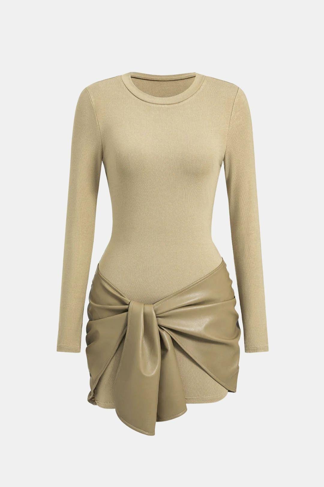 Whitney | Women's Long Sleeve Bodycon Mini Dress