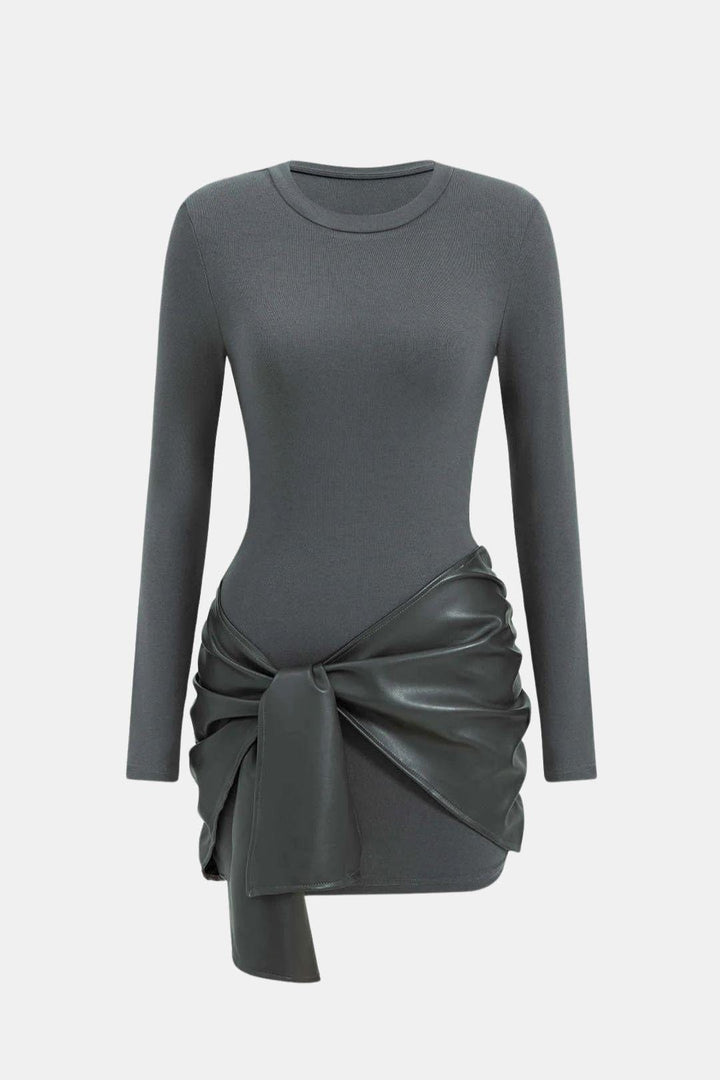 Whitney | Women's Long Sleeve Bodycon Mini Dress