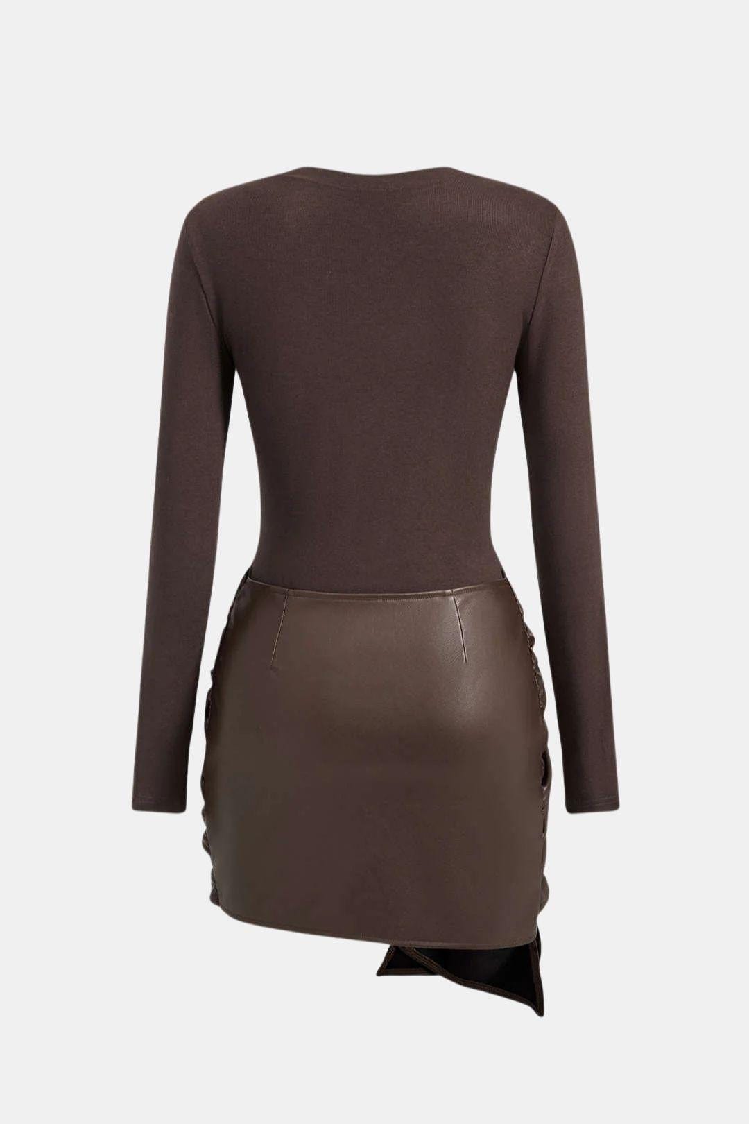 Whitney | Women's Long Sleeve Bodycon Mini Dress