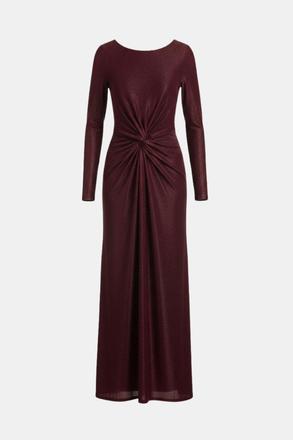 Willow | Women's Long Sleeve Knot Front Maxi Dress