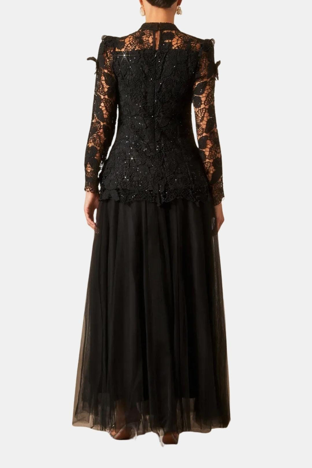 Willow | Women's Long Sleeve Lace Maxi Dress