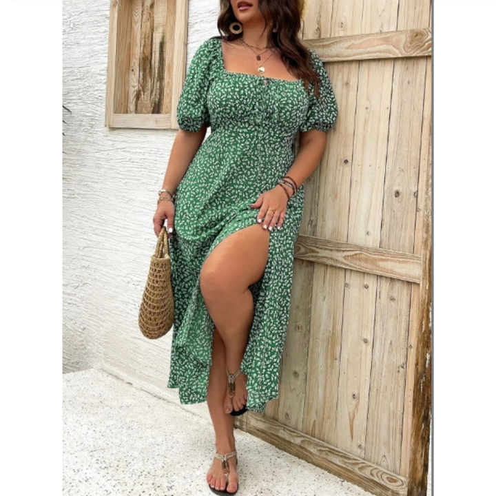 AVENNA™ – Comfy Elegant Summer Slit Dress