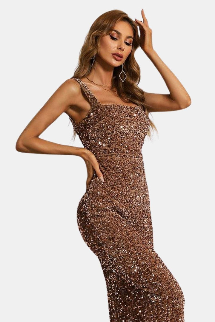 Zoe | Women's Sleeveless Bodycon Maxi Dress