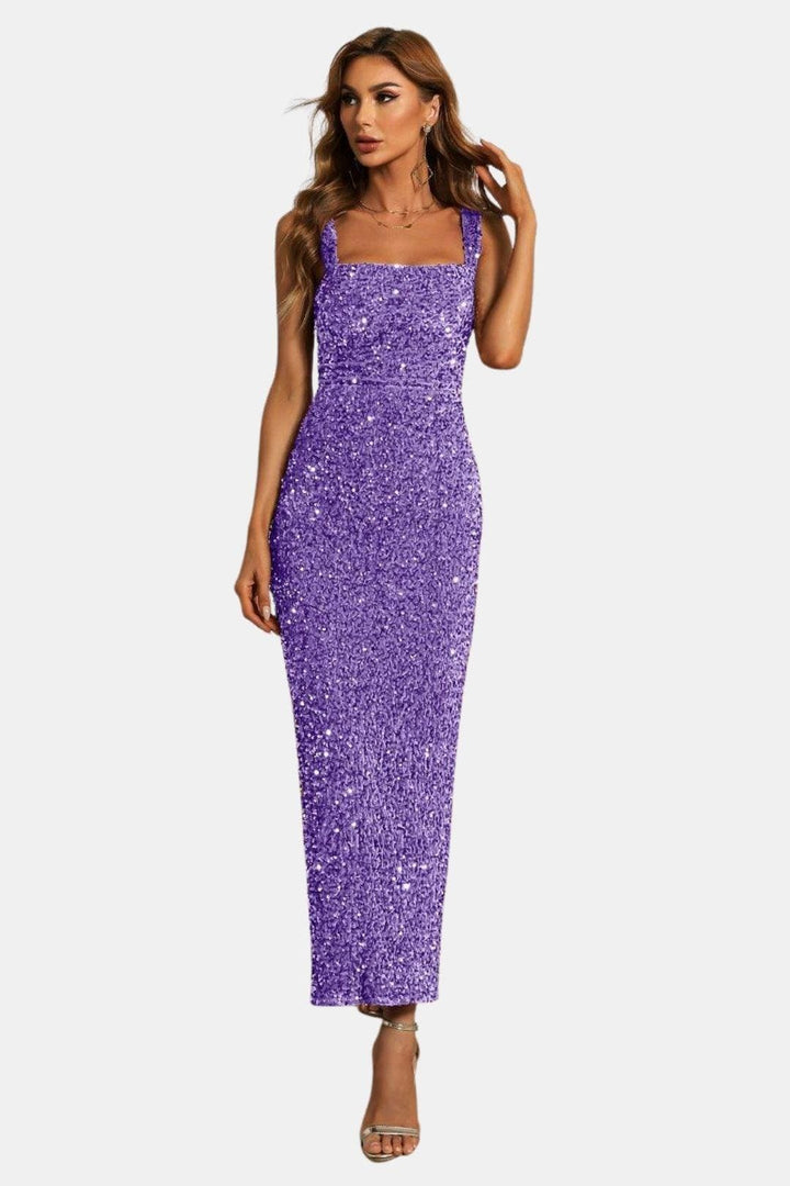 Zoe | Women's Sleeveless Bodycon Maxi Dress